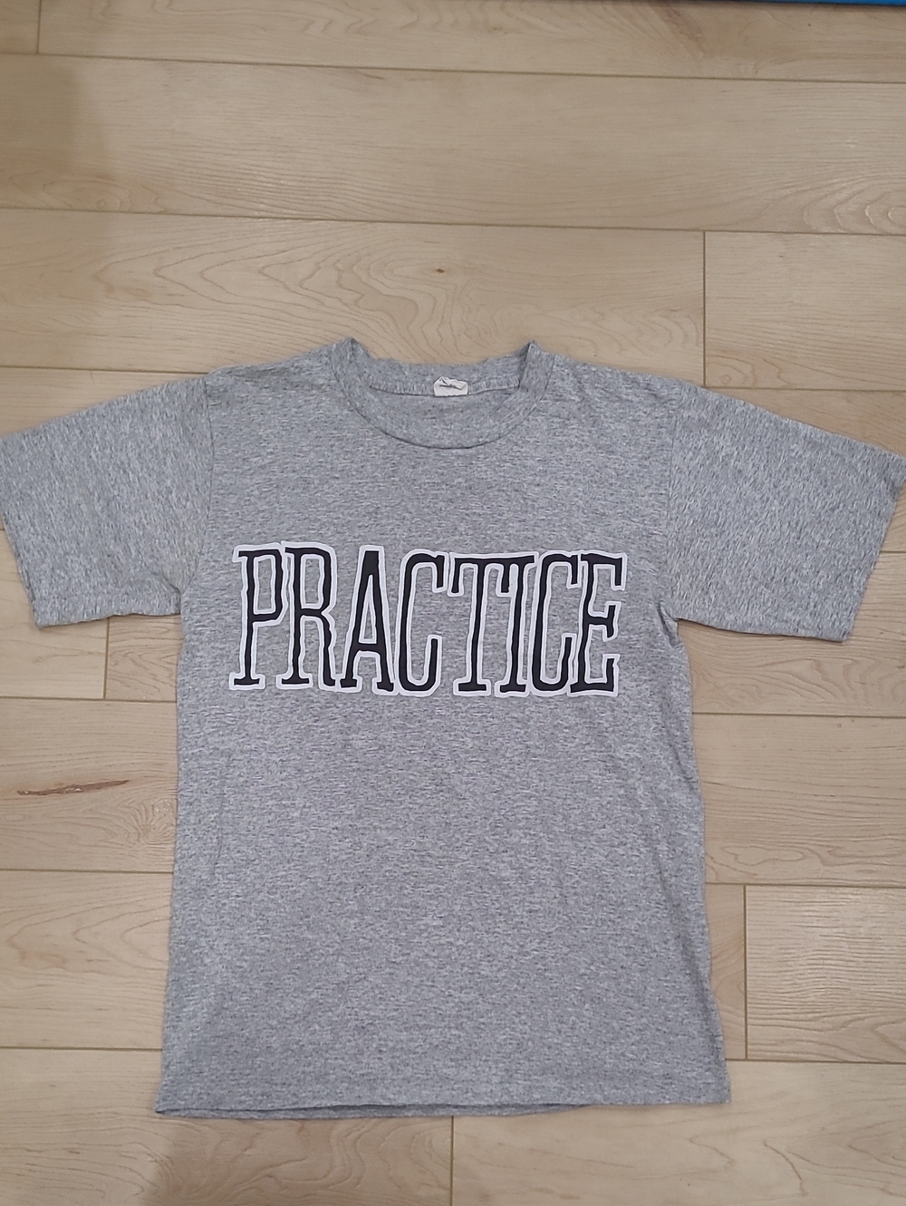 Rare 80's Single Stitch Double Sided Adidas PRACTICE Graphic Made In Canada